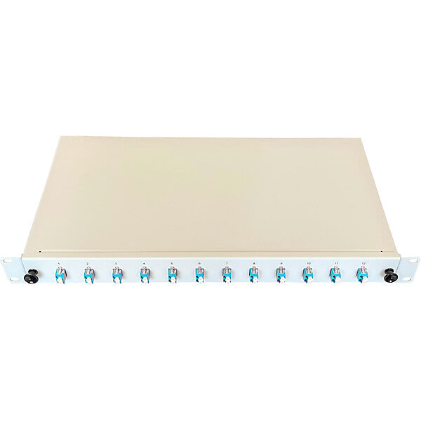Paschke Spleissbox ausziehbar 19" 12xLCd OM3 AQUA 442405-12SA